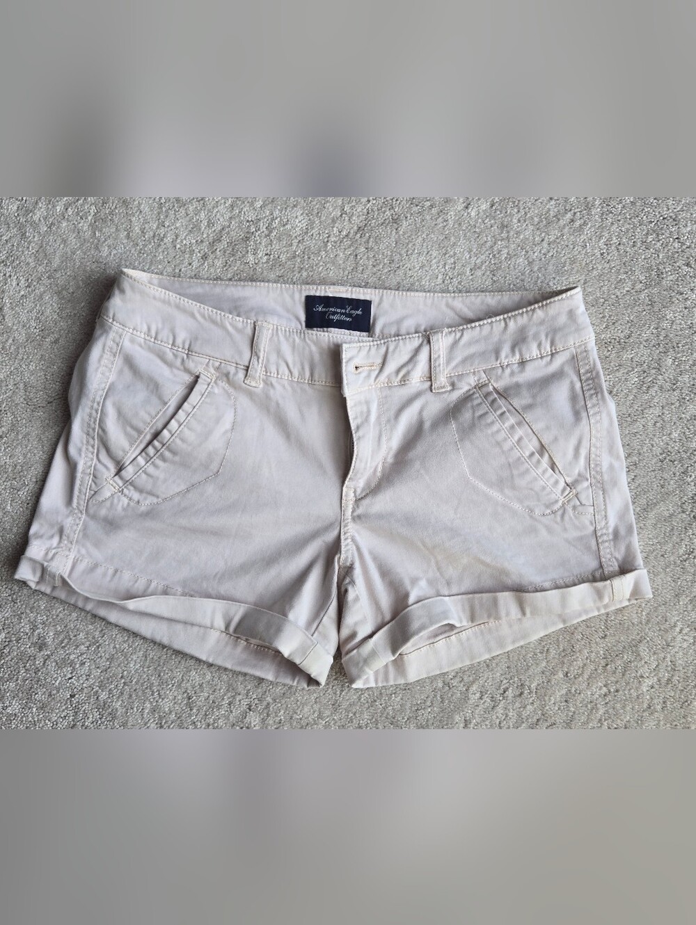American Eagle Outfitters Neutral Women's Blush Light Pink Shorts Chino